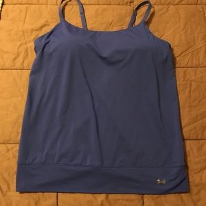 Under Armour cut out back workout tank top.